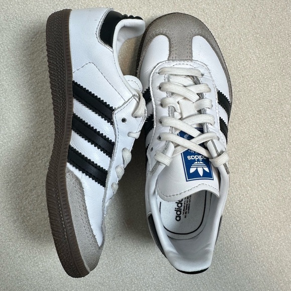Adidas | Samba | Toddler Kids OG White, Black Gum Sneakers Size 11K - Picture 1 of 7